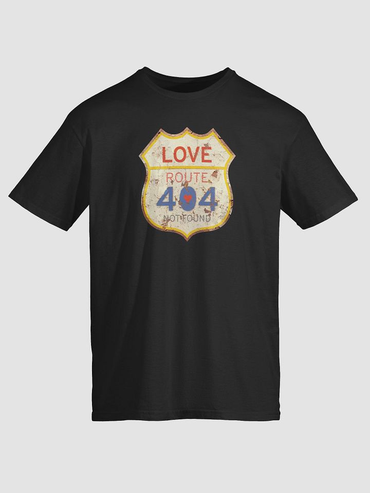 Love Route 404 Not Found Retro Style (Front Side) Gildan Unisex Softstyle T-Shirt product image (1)