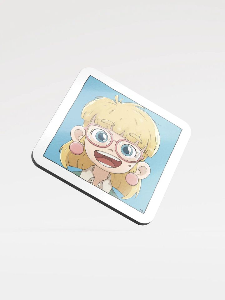 Lily | Glossed Cork Coaster product image (1)