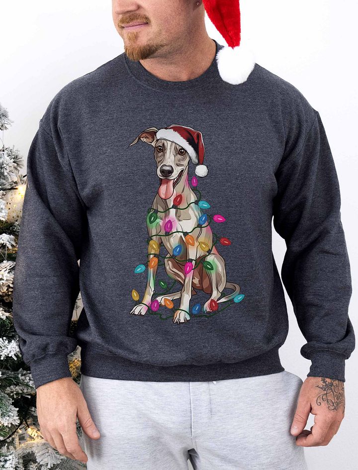 Funny Whippet(Fawn) Christmas Sweatshirt product image (1)