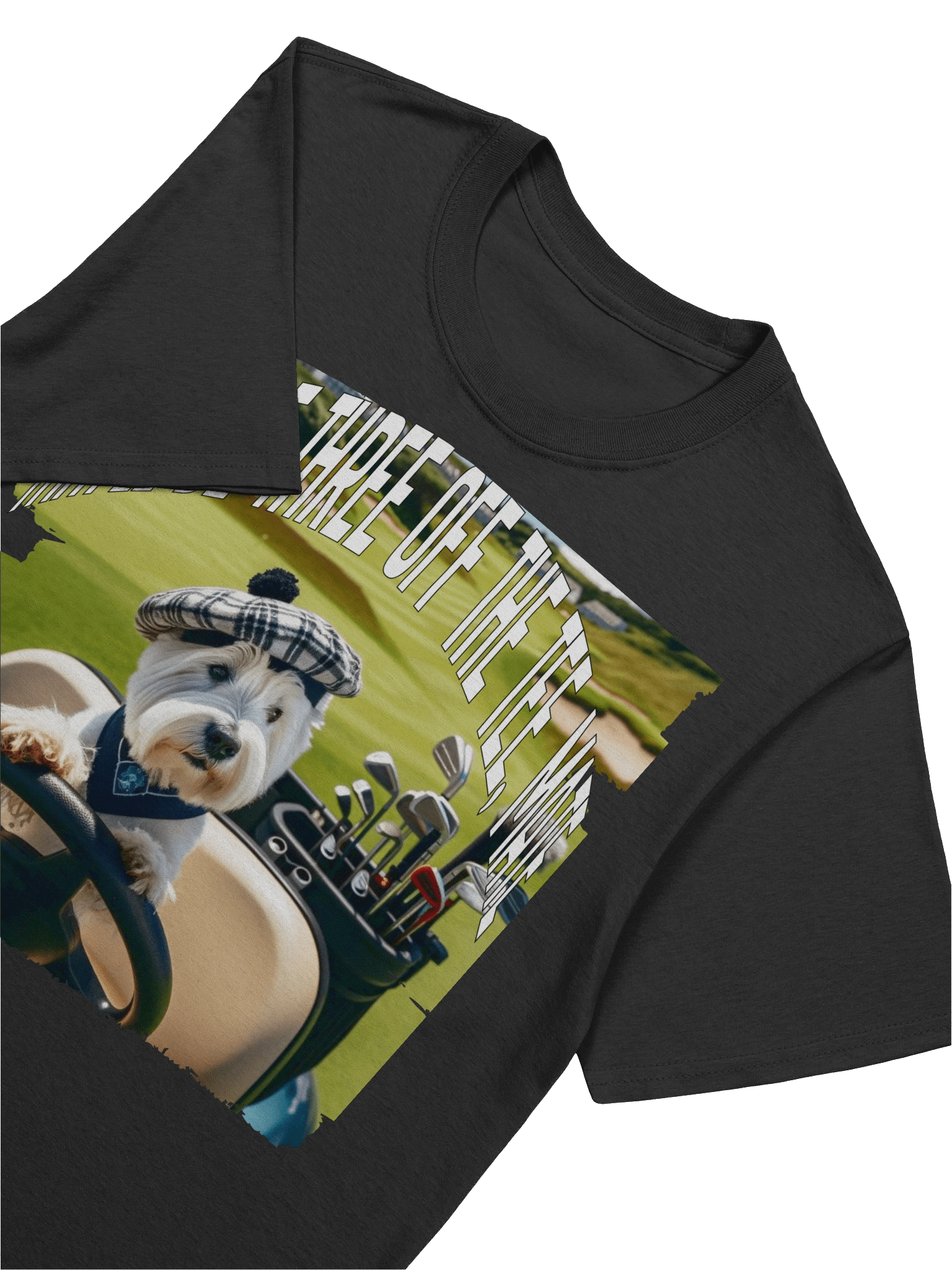 Westie, That'll be three off the tee Unisex Tee product image (31)