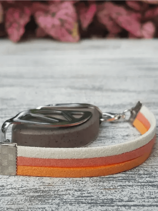 Sorbet Faux Suede Bracelet | Handmade Accessory for Bellabeat Leaf Urban & Ivy product image (1)