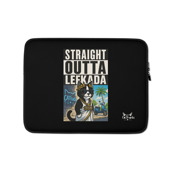 STRAIGHT OUTTA LEFKADA LAPTOP CASE product image (1)