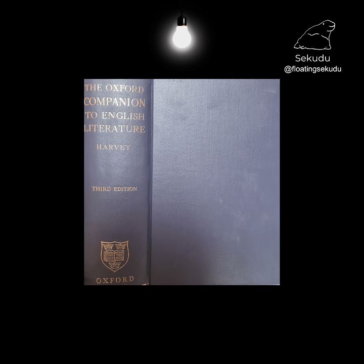 Oxford Companion to English Literature (3rd ed.) [1962] product image (1)