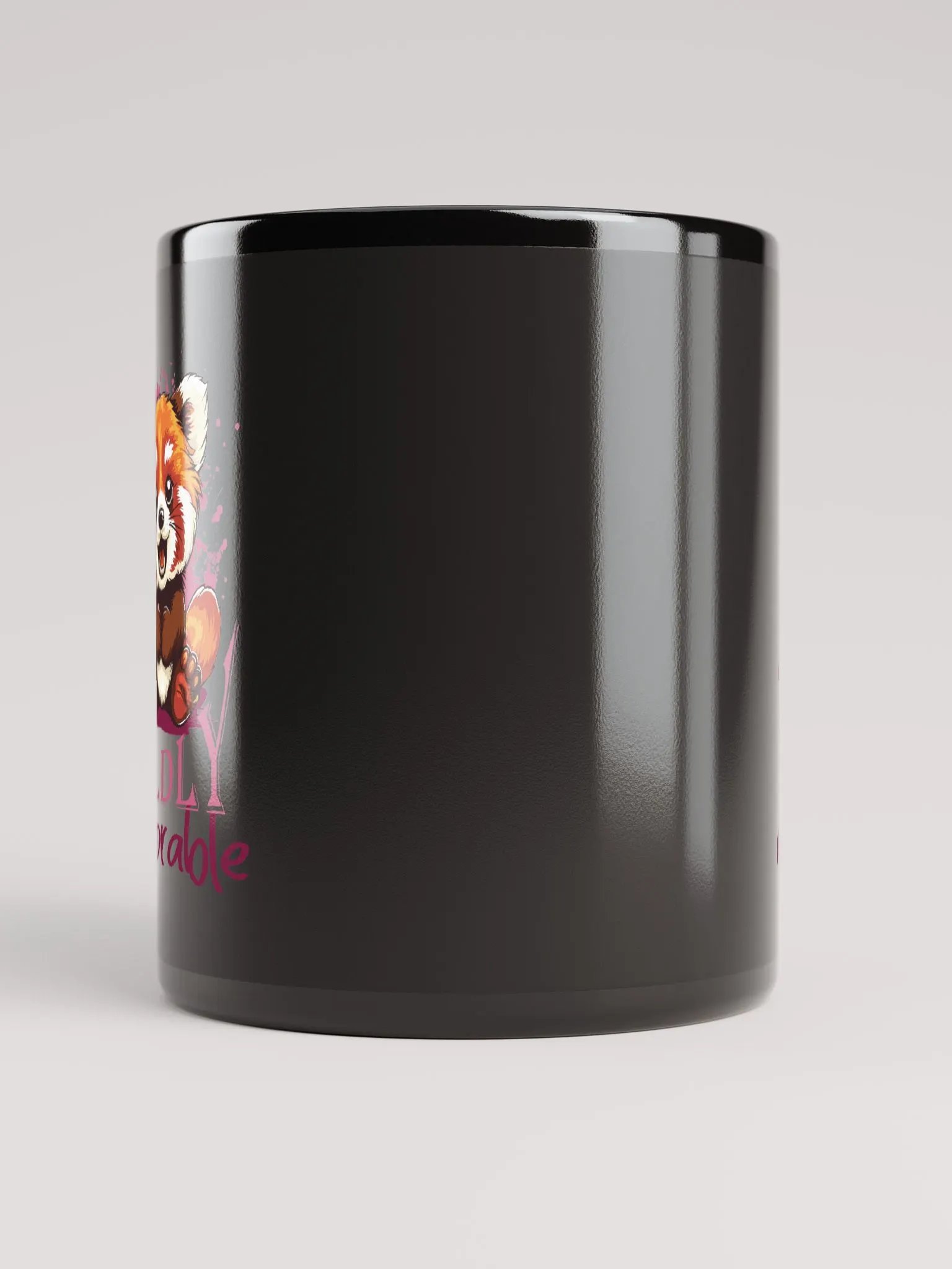 Wildly Adorable Red Panda | Black Mug product image (10)
