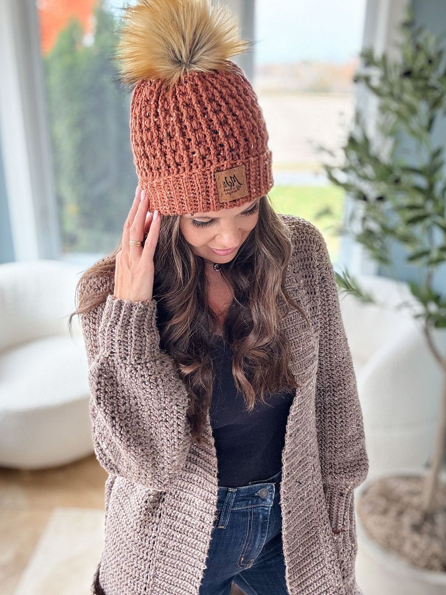 Snuggle Season Beanie Crochet Pattern product image (7)