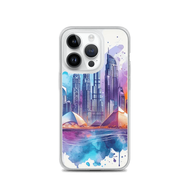 Cityscape Dreams iPhone® MagSafe® Clear Case product image (3)
