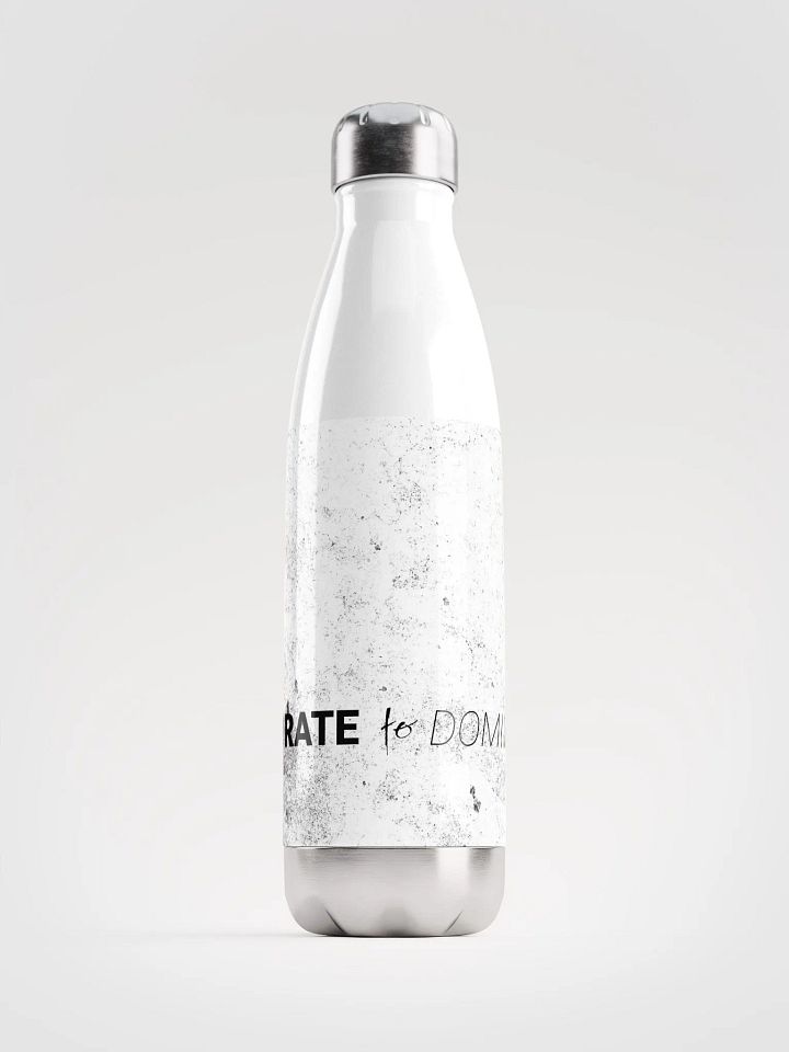 Hydrate to Dominate Water Bottle product image (1)
