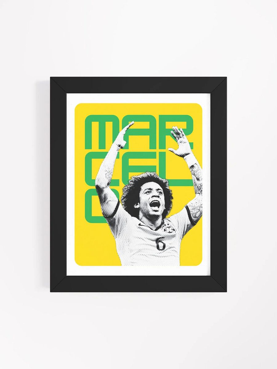 Marcelo BW Brazil Name Art Framed Print product image (3)