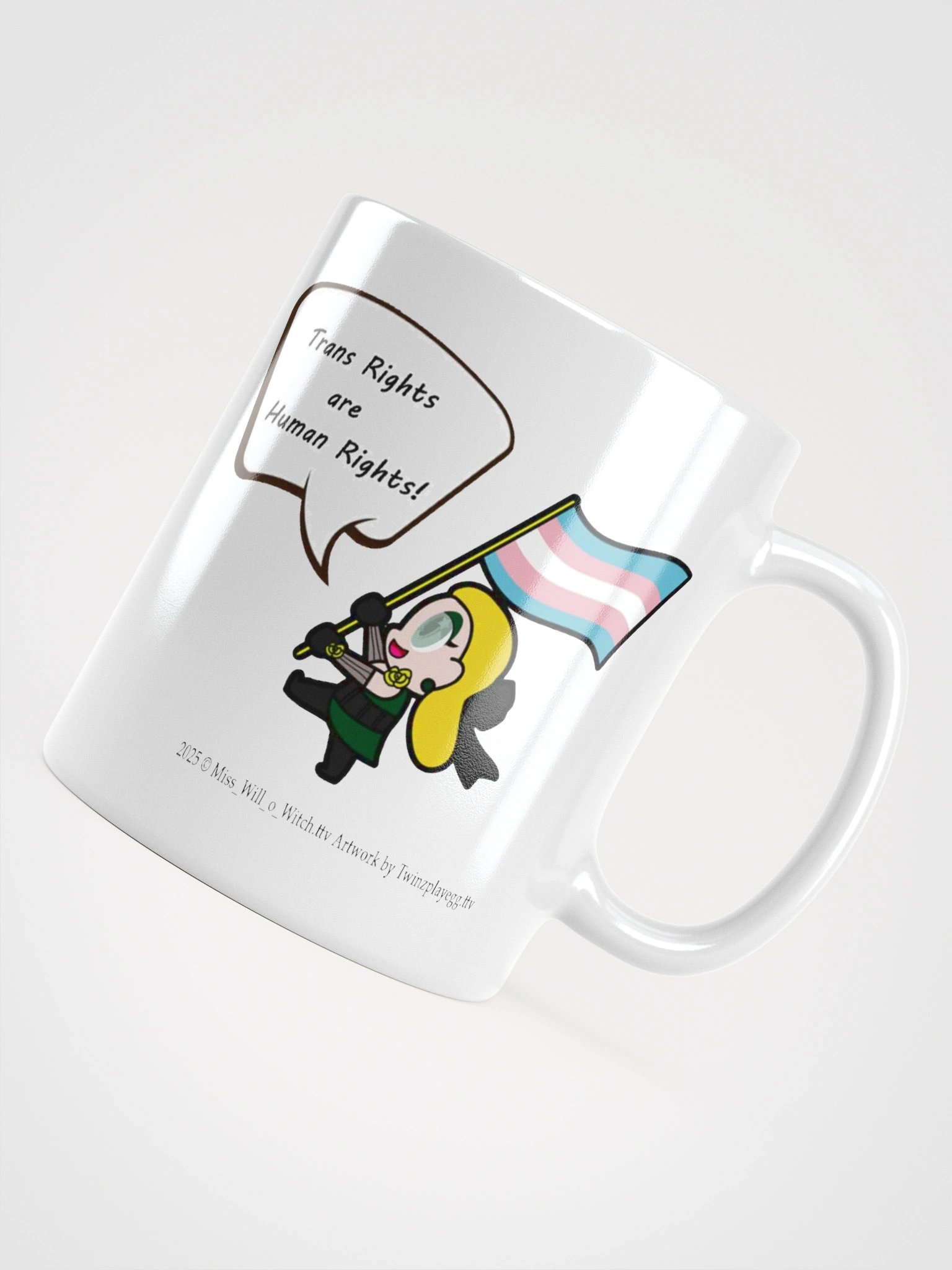 Miss Willow Pride 25 Trans Rights Mug product image (10)