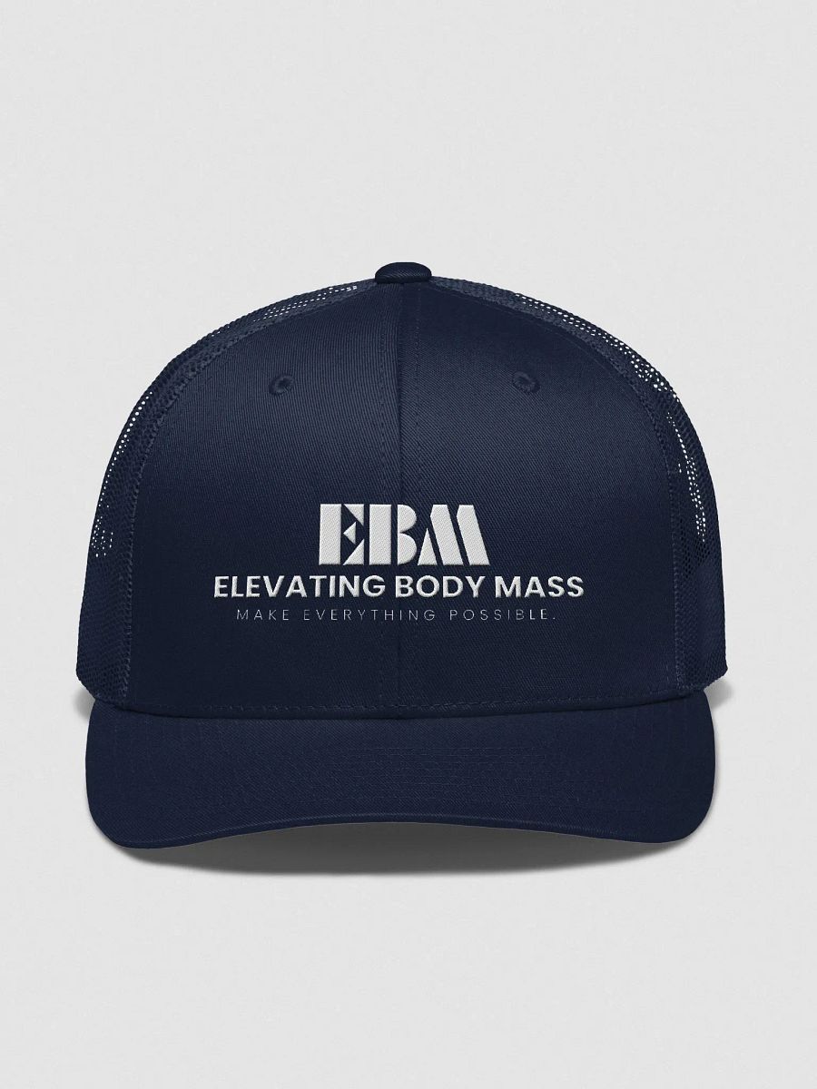EMB Retro Trucker Hat (White Logo) product image (9)