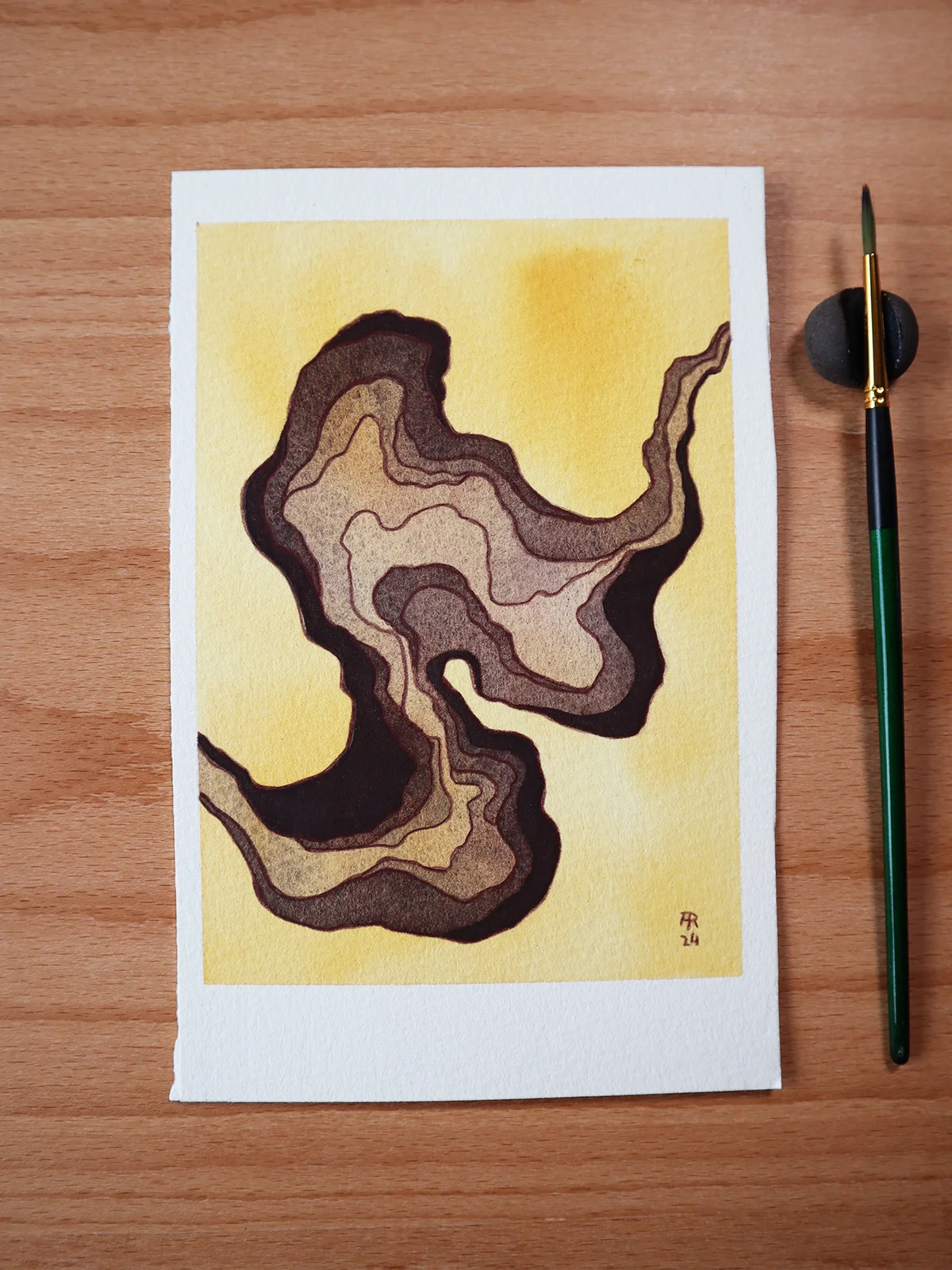 original painting : lines iv product image (3)