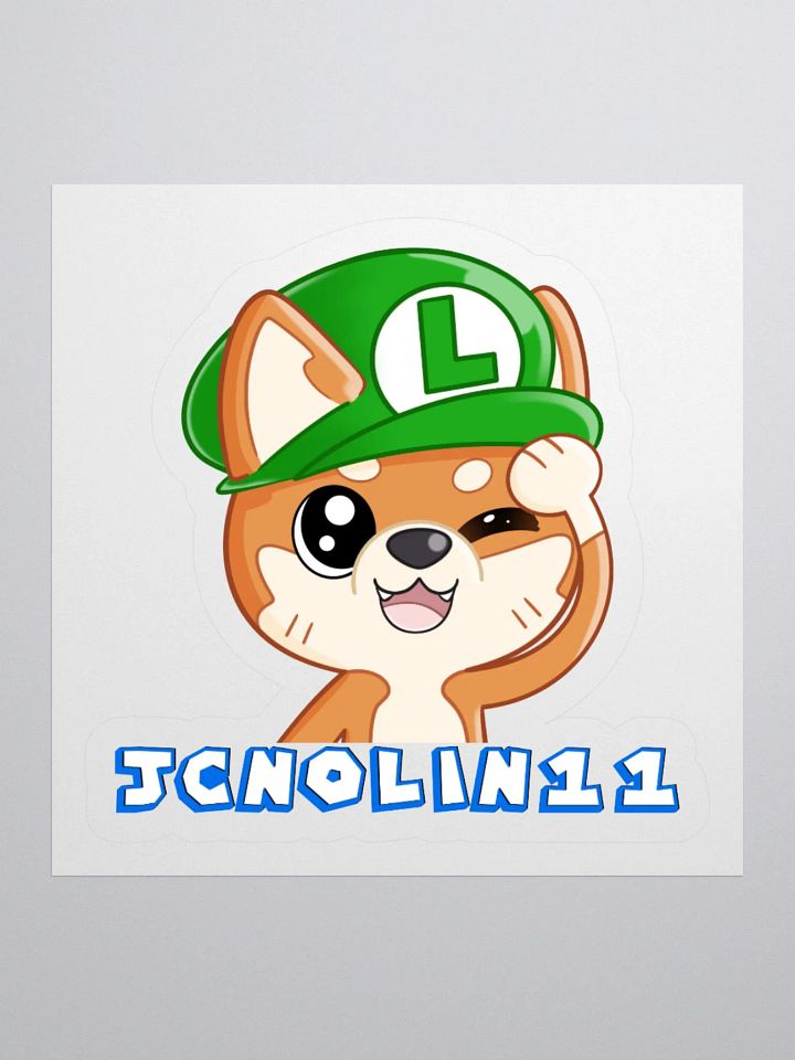 Luigi Cap Sticker product image (1)