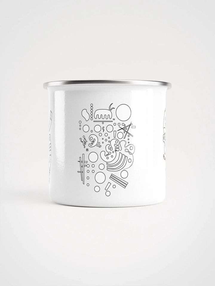 Color-Your-Own Kandinsky Enamel Mug product image (2)