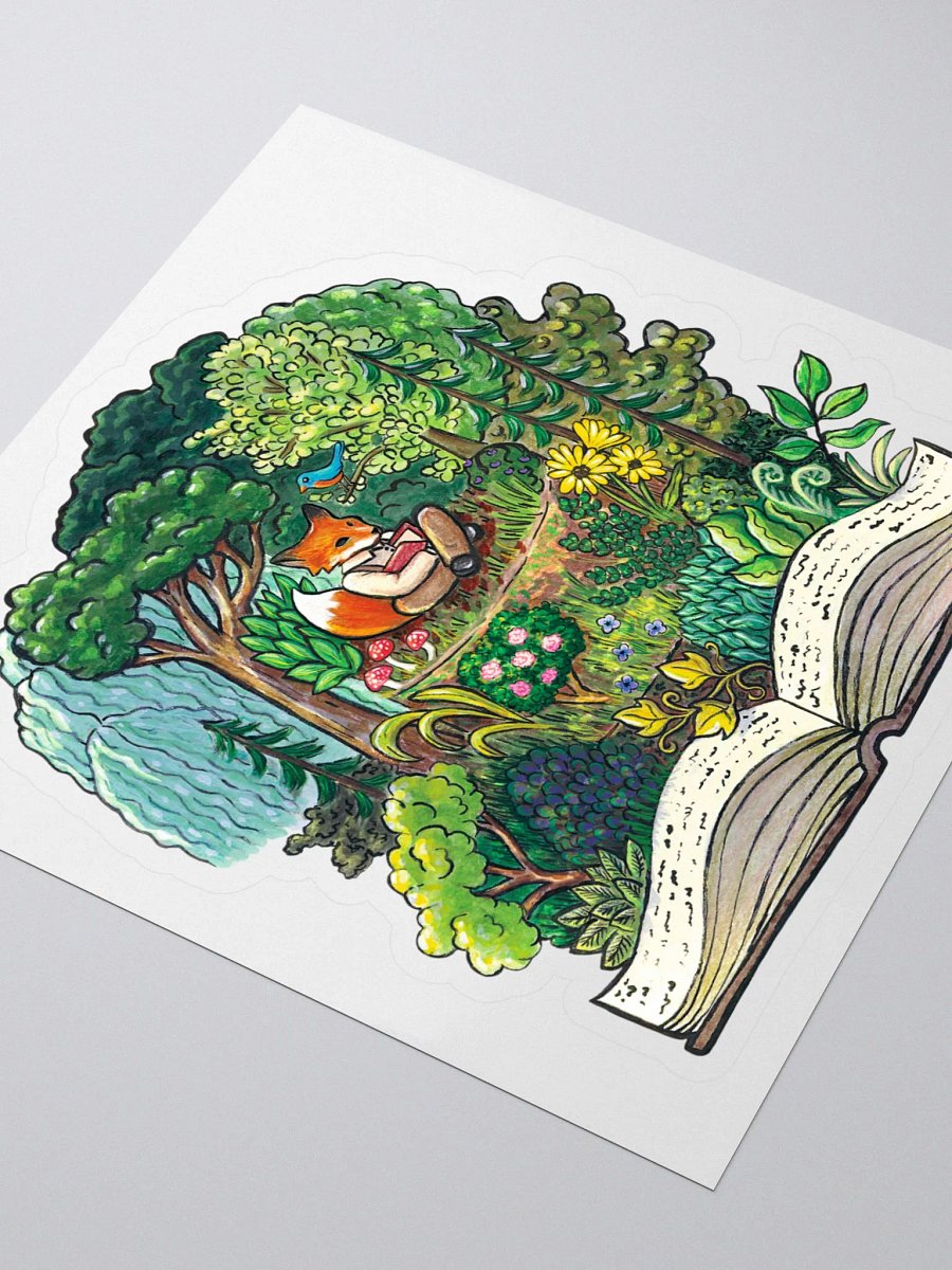 Fantasy Forest Fox Cake - Sticker product image (3)