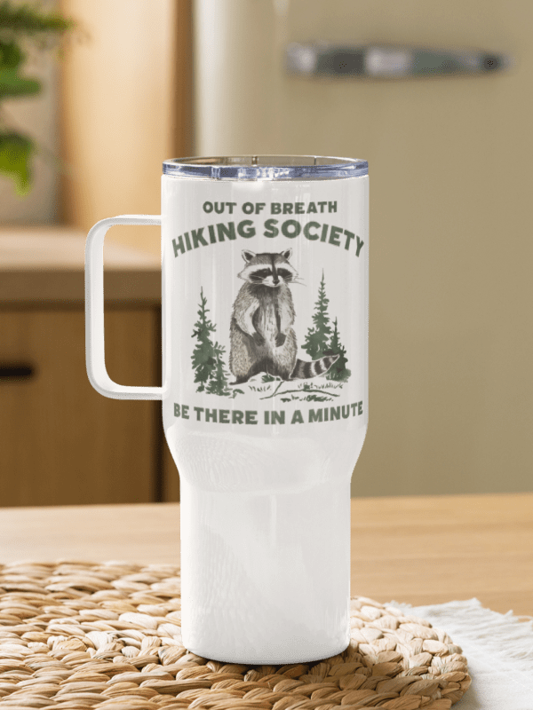Out of Breath Hiking Society Travel Mug product image (1)