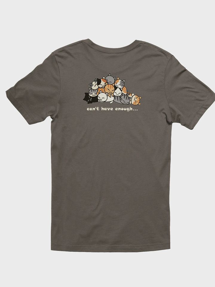 Gray and White (Off-white) Cat T-shirt product image (2)