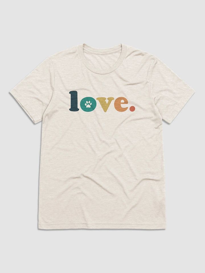 Dog Lover Retro // Unisex Triblend Tee product image (1)