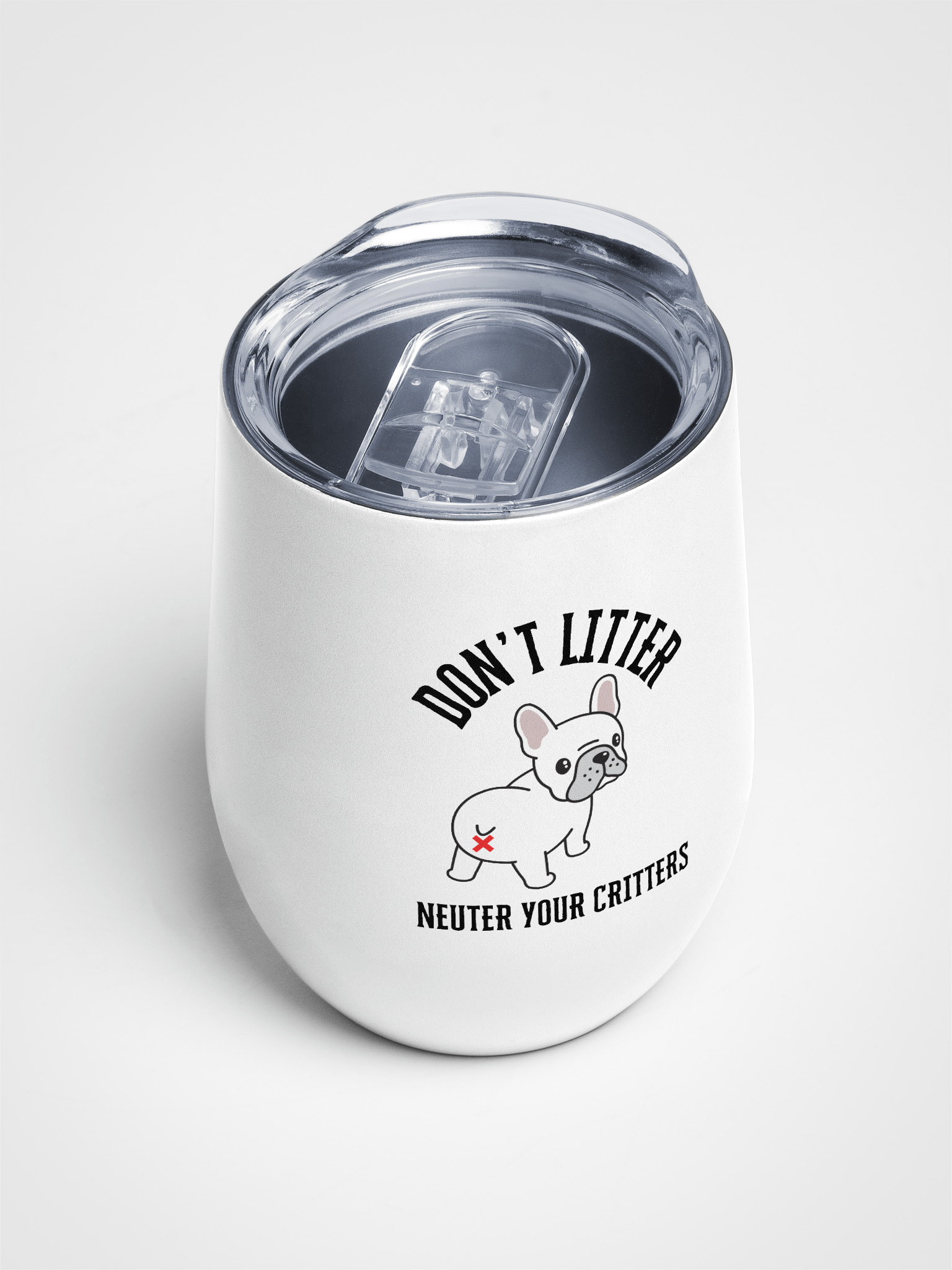 Don't Litter Wine Tumbler product image (2)