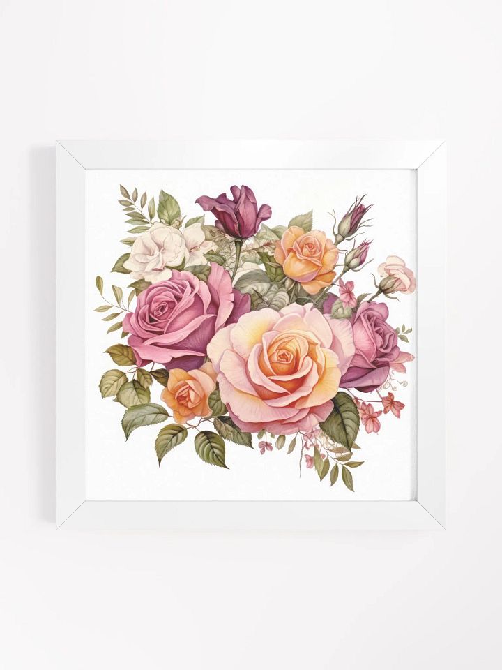 Roses Bouquet Watercolor Wall Art product image (21)