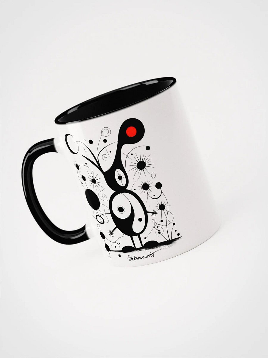 White Ceramic Mug with Colors Inside product image (3)