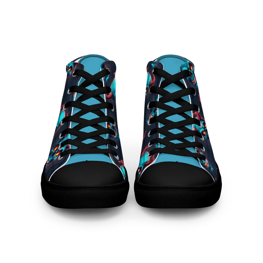 Blue Skull Canvas Dreams Men's High Tops product image (3)
