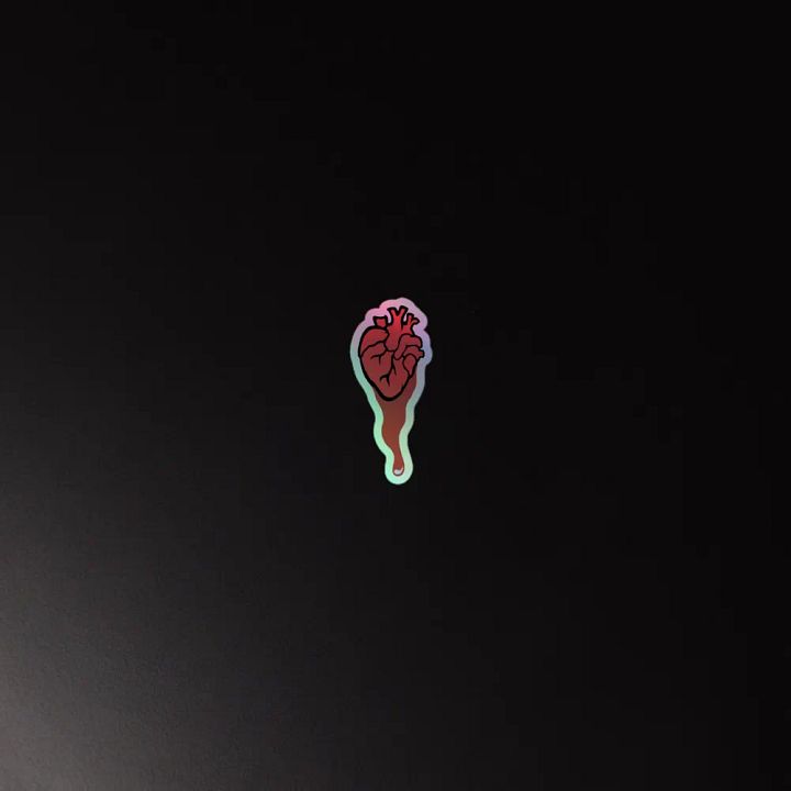 HOLO Bleeding Heart ●• Sticker product image (2)