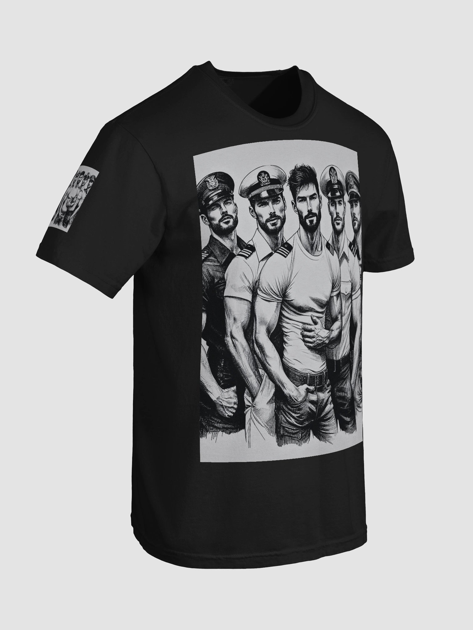 Top Guns Military Tom of Finland Tribute Gay Pride T Shirt product image (79)