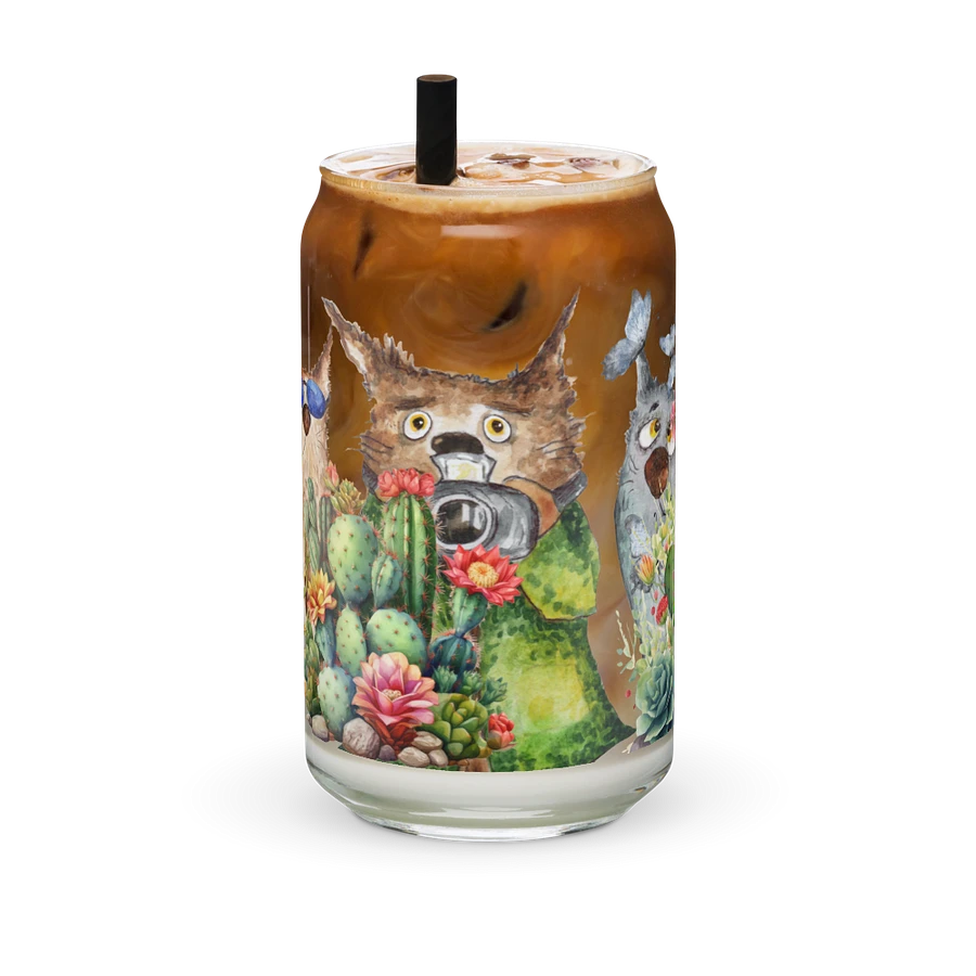 Desert Bloom: A Tale of Resilience Glass Can (16 oz) product image (6)