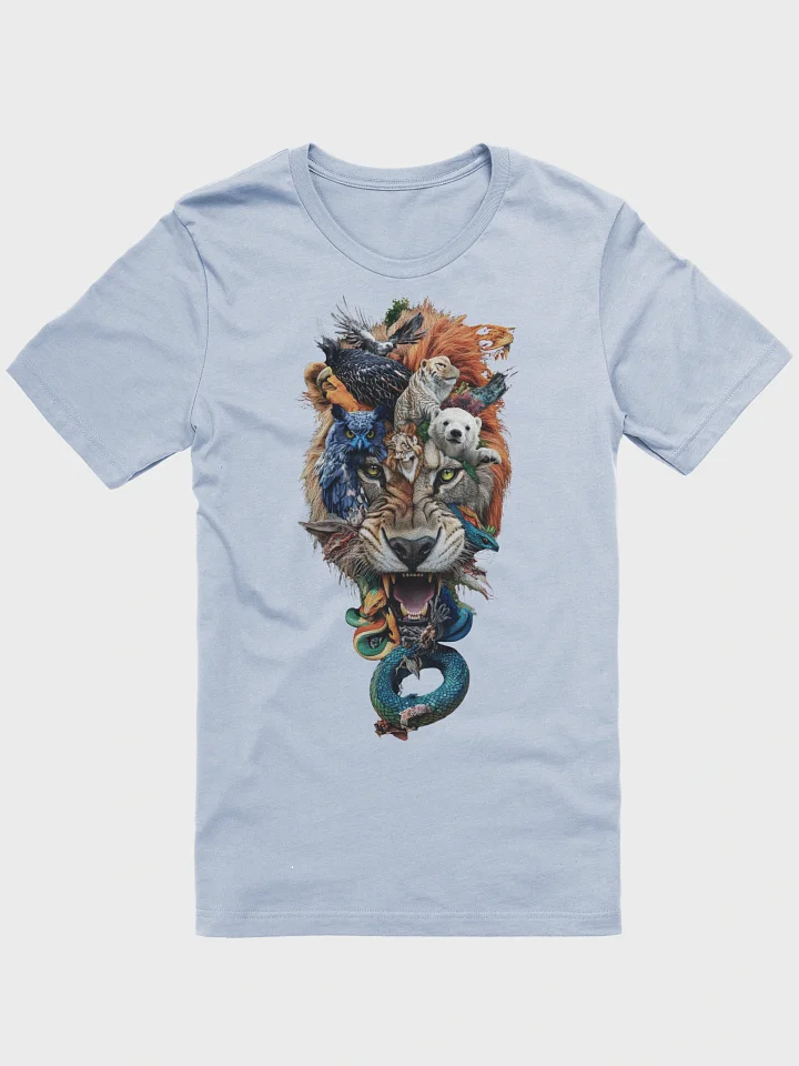 Majestic Animal Collage with Lion, Birds, and Marine Life T-Shirt product image (23)