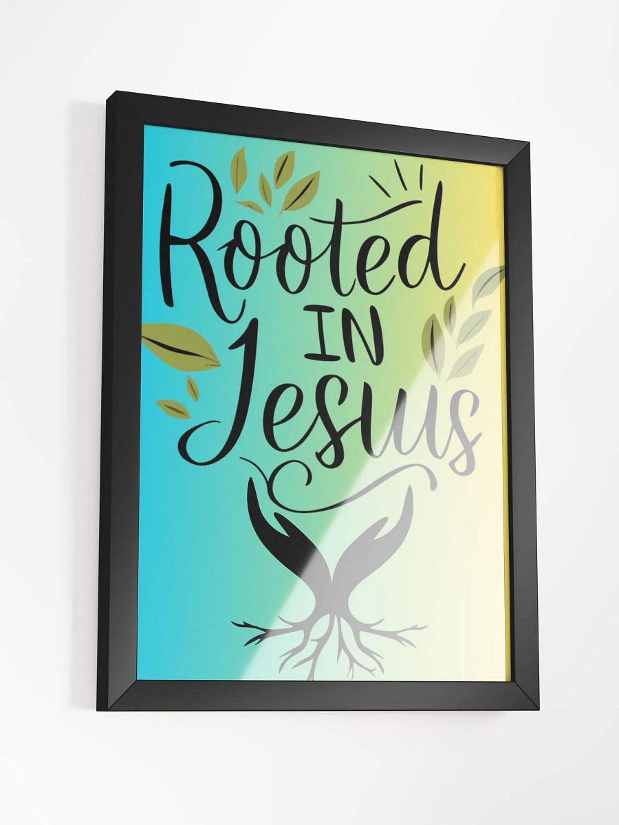 Rooted In Jesus Inspirational Wall Art product image (3)