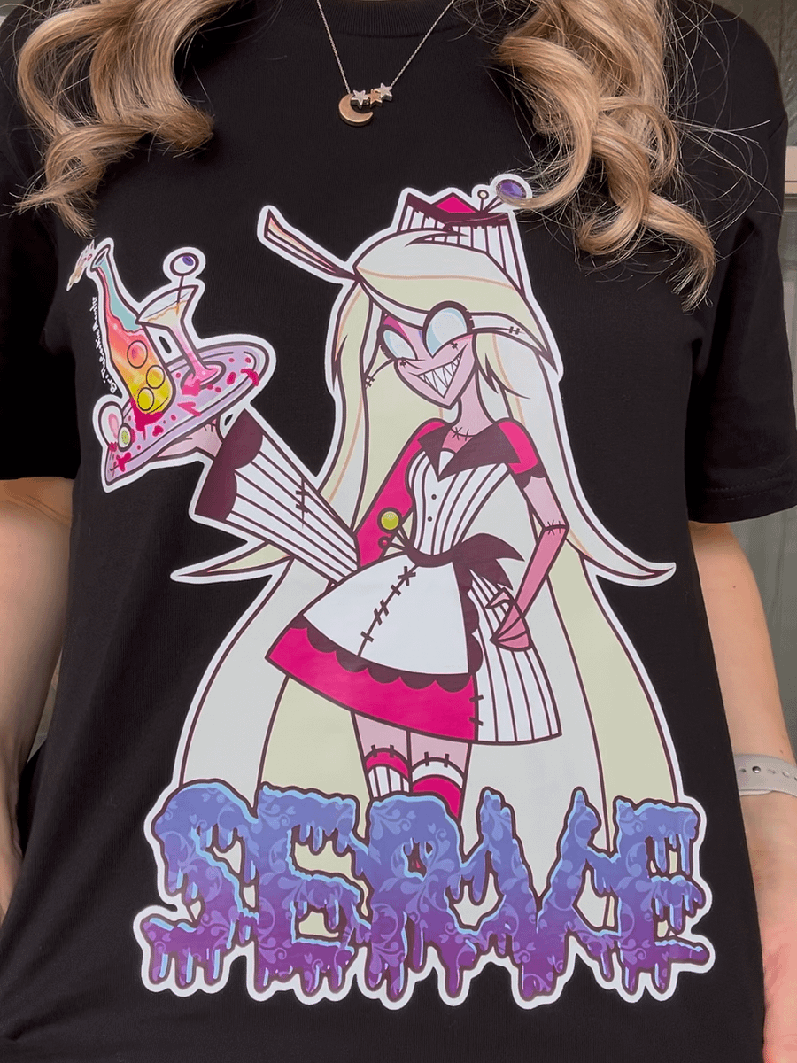 “Serve” Demon Weeby Cotton T-Shirt product image (2)