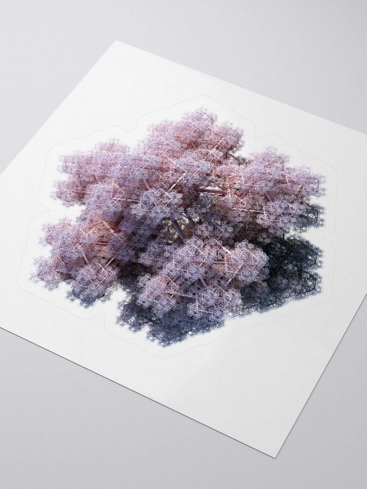 Fibonacci 3D Fractals - Sticker product image (3)