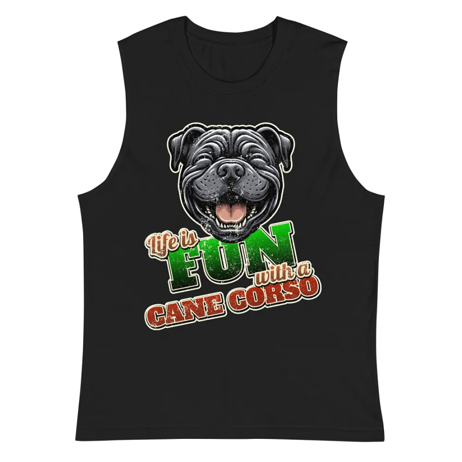 Fun-loving Cane Corso Muscle Tank product image (3)