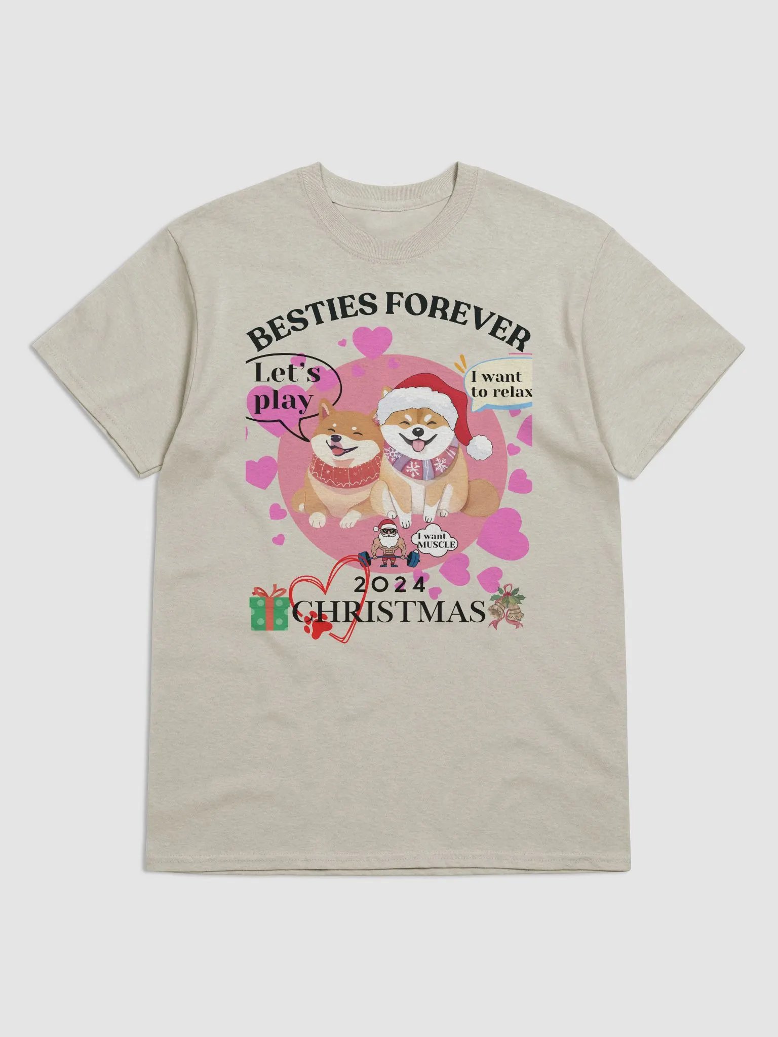Festive Shiba Inu Cartoon T-Shirt product image (43)