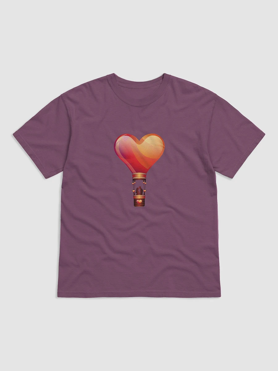 LOVE COUPLE IN A HOT AIR BALLOON HEART, LOVE, PROFILE, RED, PUNK, RETRO, VINTAGE, ADVENTURE, VALENTINES DAY, ROMANTIC, ROMANCE, COUPLE, GIRLFRIEND, BOYFRIEND, HUSBAND, WIFE product image (5)