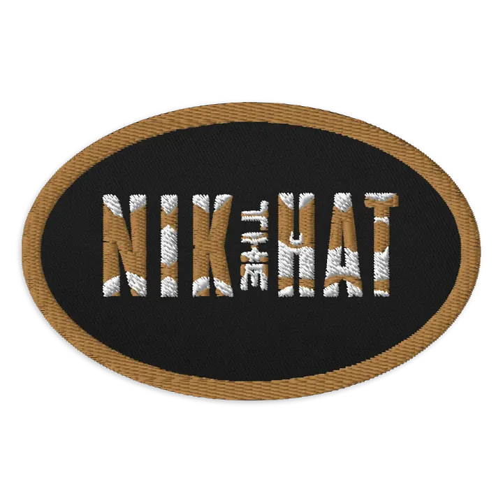 Nik the Hat | Embroidered Patch – Desert Edition product image (1)