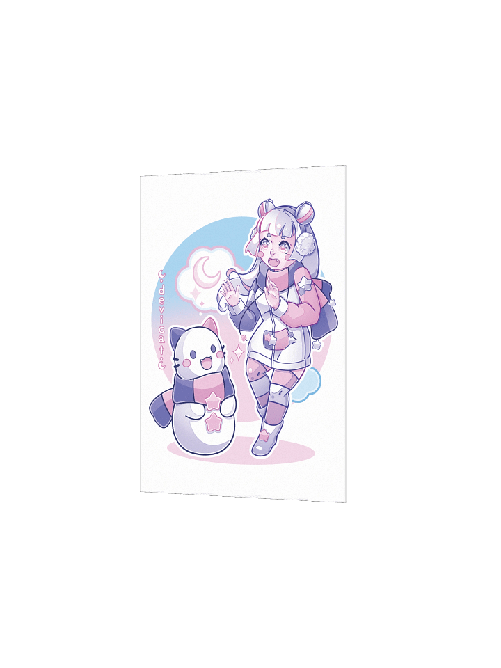 Print • CandiCat SnowGirl & SnowCat • 2025 product image (9)