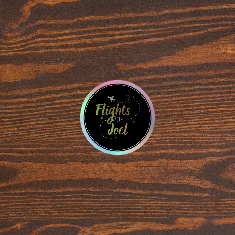 Flights With Joel Holographic Sticker Set product image (5)