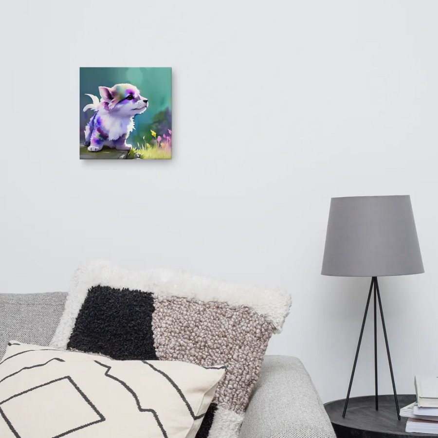 Cute Dog Digital Painting - v1 product image (10)
