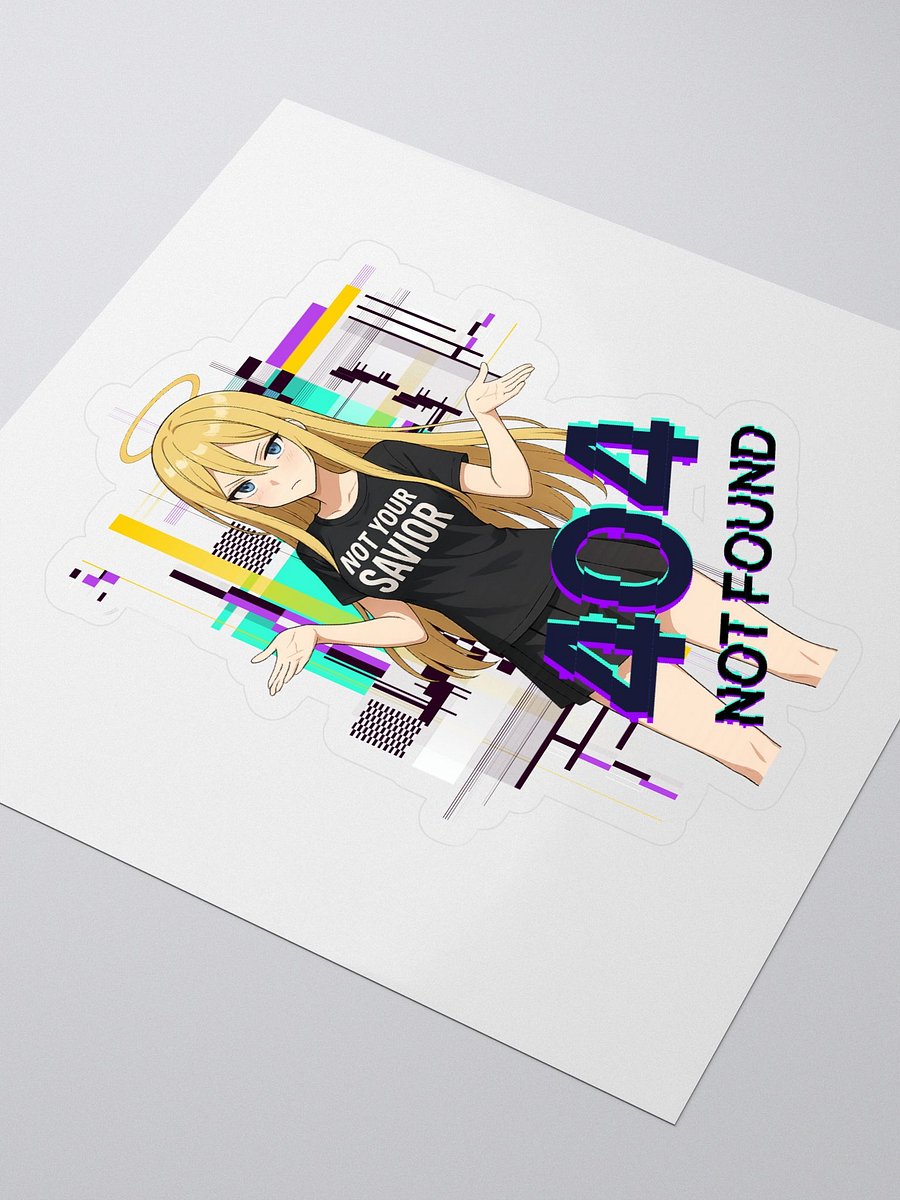 "Not Your Savior" Sticker product image (3)