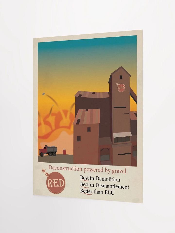 1960's Styled RED Poster product image (4)