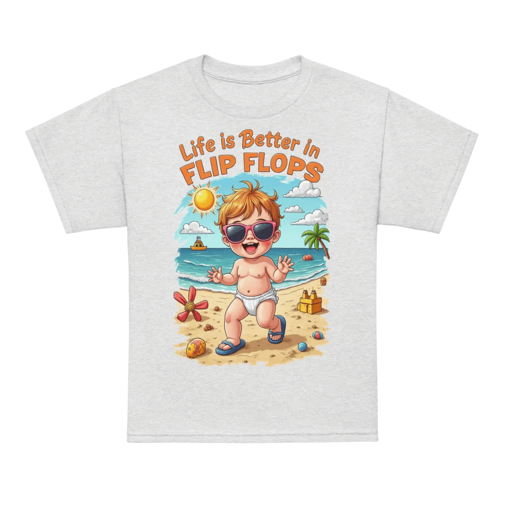 Life is Better in Flip Flops Youth Tee product image (72)