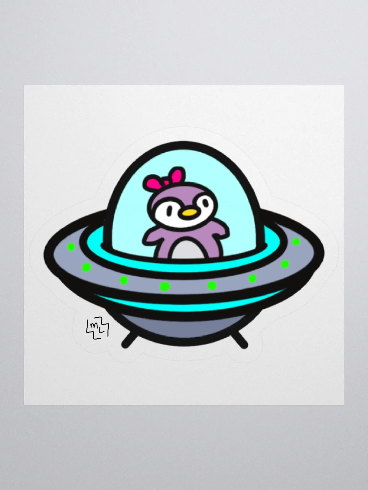 GIRL PENGY LOGO STICKER product image (1)