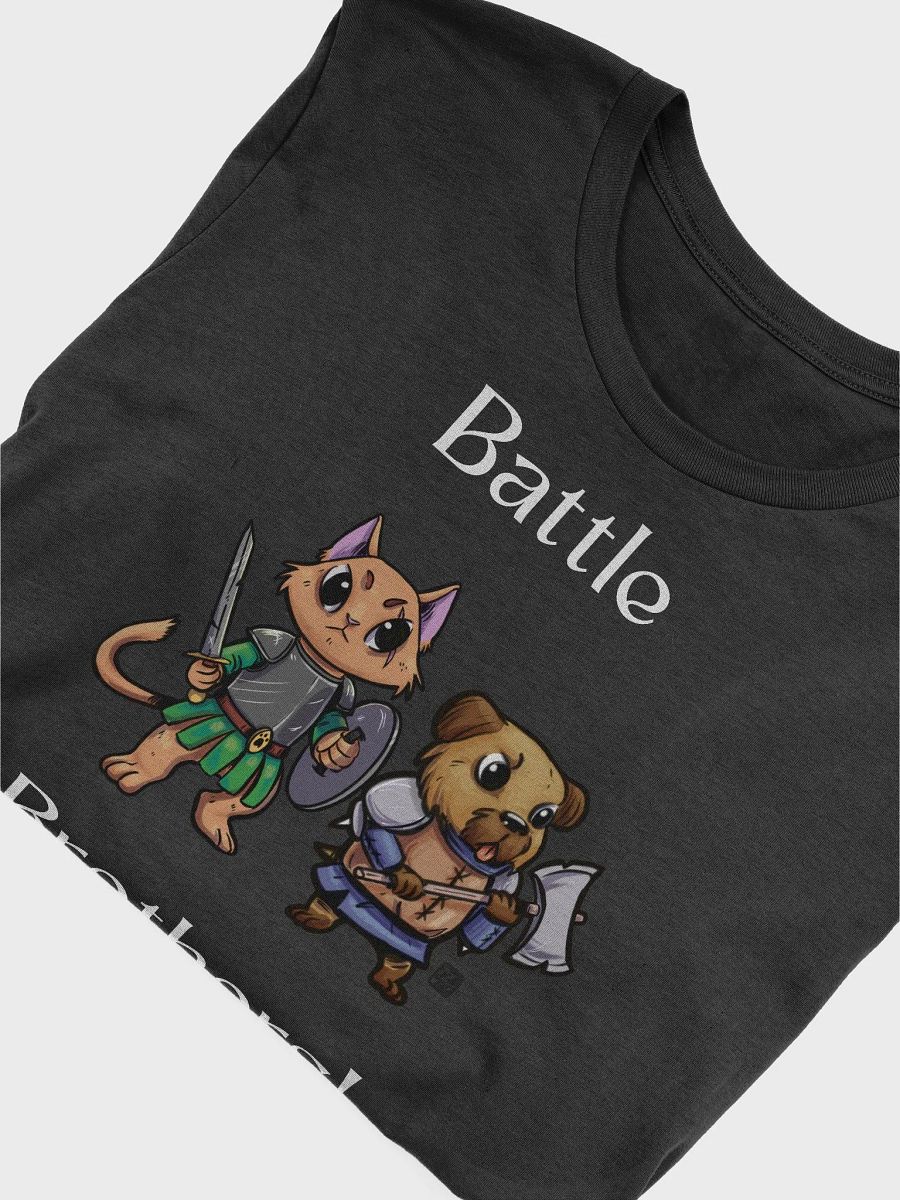 Cat and Dog DND Fighters 'Battle Brothers' T-Shirt - Fantasy Animal Apparel product image (5)