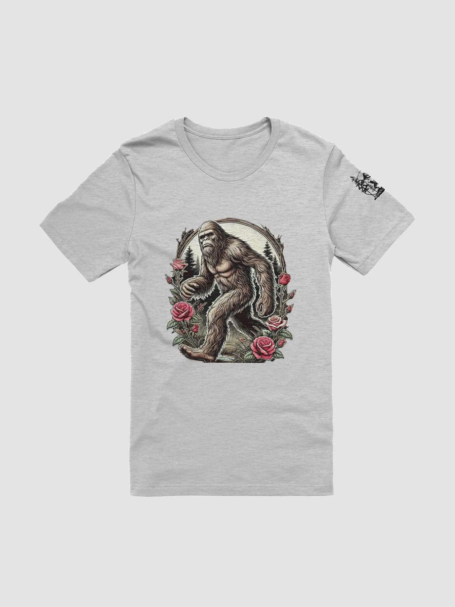 BIGFOOT AND FLOWERS T-SHIRT - FRONT DESIGN product image (1)