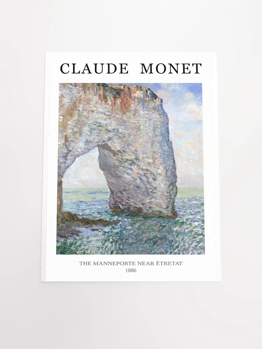 Classic art poster 'The Manneporte near Étretat' by Claude Monet product image (14)