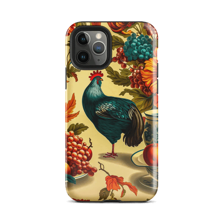 Vintage Thanksgiving Rooster iPhone Case product image (2)