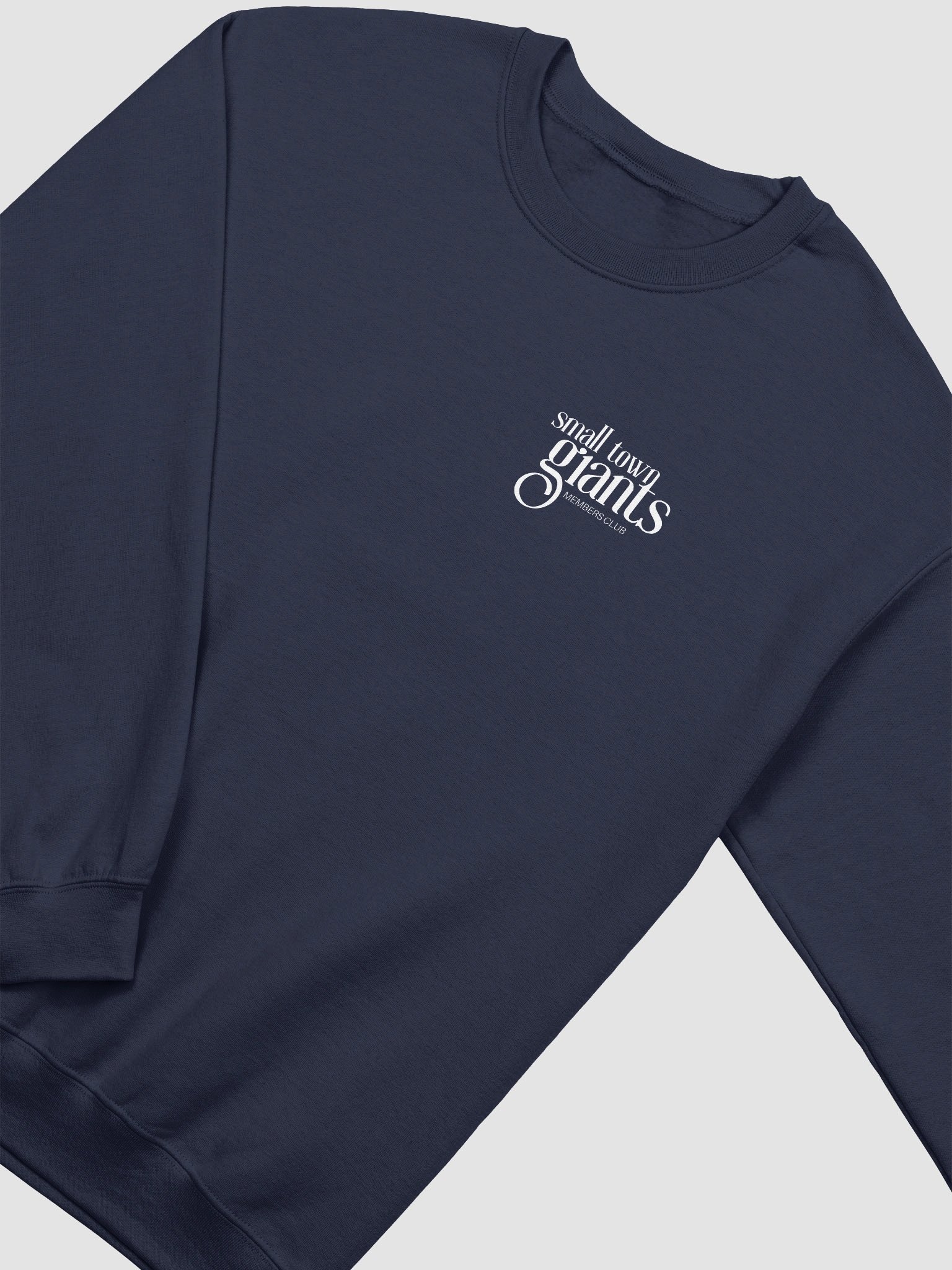 Building Something Big In A Small Town (Statement Back) Classic Crewneck Sweatshirt product image (2)