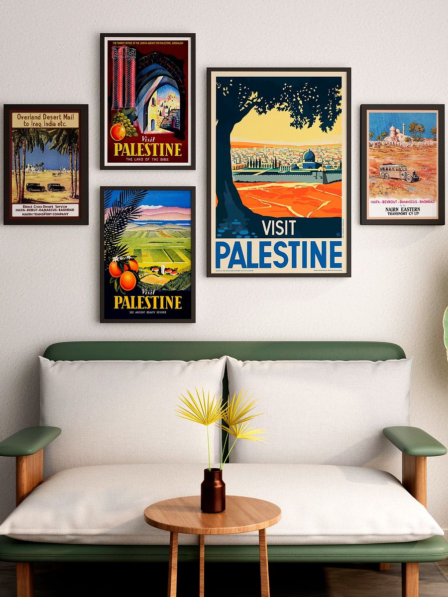 Visit Palestine, 1930s — retro travel poster (21x30 cm) product image (6)