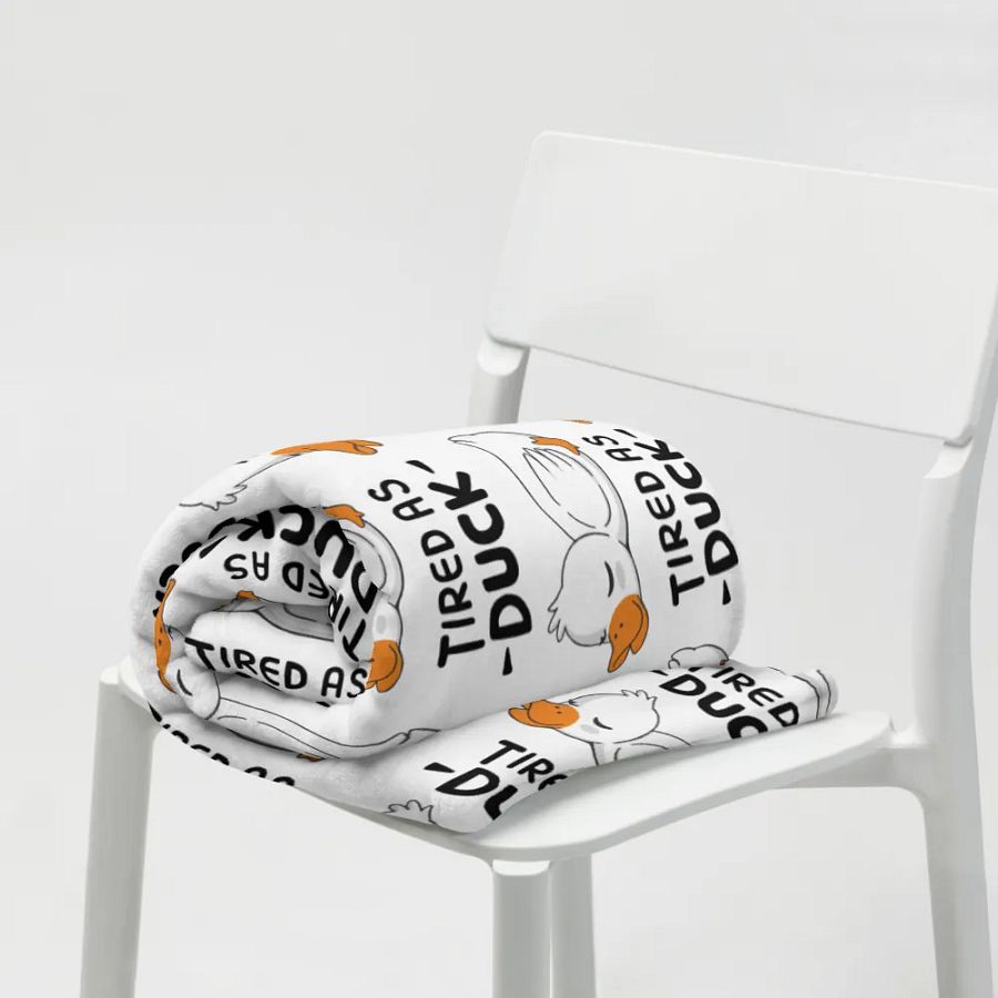 Tired As Duck Blanket product image (7)